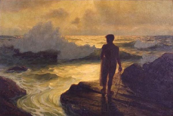 Lionel Walden Hawaiian Fisherman Spain oil painting art